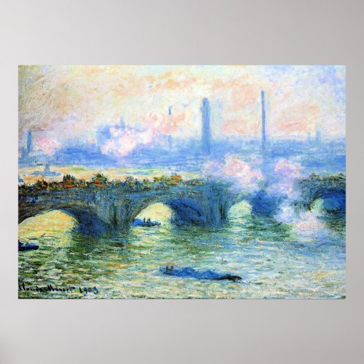 Monet - Waterloo Bridge, London, Poster (Vorne)
