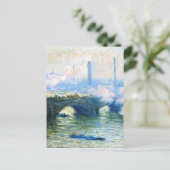 Monet - Waterloo Bridge, London Postkarte (Stehend Vorderseite)