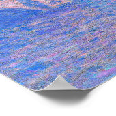 Monet - Waterloo-Brücke, Sonnenlicht-Effekt, Poster (Ecke)