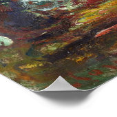 Monet, Weeping Willow Poster (Ecke)