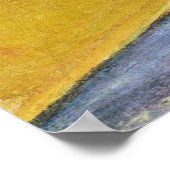 Monet - Weiße Azaleen in einem Topf, Poster (Ecke)