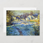 Monet - Weißer Frost, Postkarte (Vorne/Hinten)