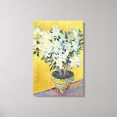 Monet - White Azaleas in a Pot, Leinwanddruck (Vorderseite)