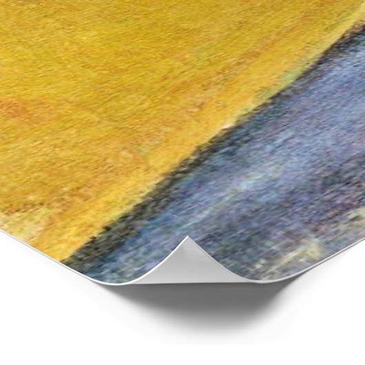 Monet - White Azaleas in a Pot,  Poster (Ecke)