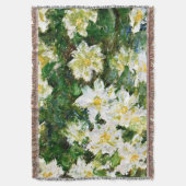 Monet - White Clematis, berühmtes Blumengemälde Decke (Vorderseite Vertikal)