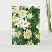Monet - White Clematis Karte (Vorderseite)