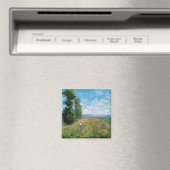 Monet - Wiese mit Poplars Magnet (In Situ (Geschirrspüler))