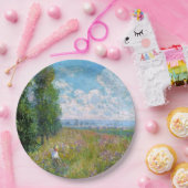 Monet - Wiese mit Poplars Pappteller (Party)