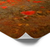 Monet - Wilde Mohnblumen Poster (Ecke)