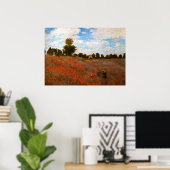 Monet - Wilde Mohnblumen Poster (Heimbüro)
