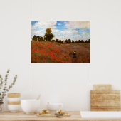 Monet - Wilde Mohnblumen Poster (Küche)