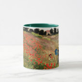 Monet - Wilde Poppies bei Argenteuil, schöne Kunst Tasse (Zentrum)