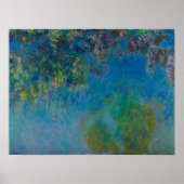 Monet - Wisteria Poster (Vorne)