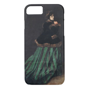 Monet Woman in grünem Kleid Case-Mate iPhone Hülle