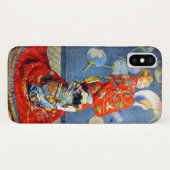 Monet Woman in japanischem Kostüm Case-Mate iPhone Hülle (Rückseite (Horizontal))
