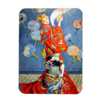 Monet Woman in japanischem Kostüm