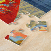 Monet Woman in japanischem Kostüm Puzzle (Seite)