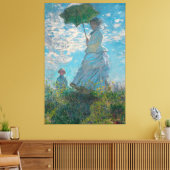 Monet Woman Leinwanddruck (Insitu (Wohnzimmer))