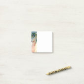 Monet Woman mit einem Parasol gegenüber Links Post Post-it Klebezettel (Auf Schreibtisch)