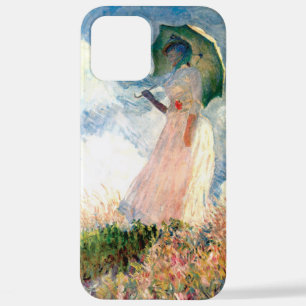 Monet Woman mit einem Sonnenschirm gegenüber Link iPhone 12 Pro Max Hülle