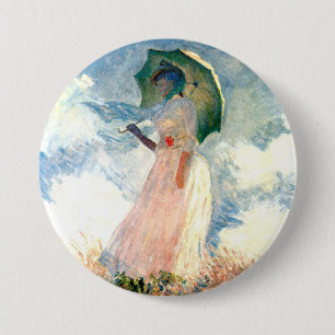 Monet Woman mit einem Sonnenschirm gegenüber Links Button