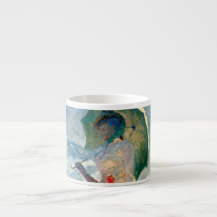 Monet Woman mit einem Sonnenschirm gegenüber Links Espressotasse