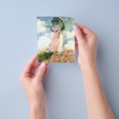 Monet Woman mit einem Sonnenschirm gegenüber Links Flyer (Gruppe)