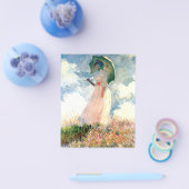 Monet Woman mit einem Sonnenschirm gegenüber Links Flyer (Einzeln)