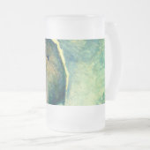 Monet Woman mit einem Sonnenschirm gegenüber Links Mattglas Bierglas (VorderseiteRechts)