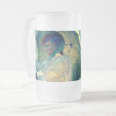 Monet Woman mit einem Sonnenschirm gegenüber Links Mattglas Bierglas (Vorderseite Links)