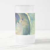 Monet Woman mit einem Sonnenschirm gegenüber Links Mattglas Bierglas (Mittel)