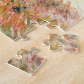 Monet Woman mit einem Sonnenschirm gegenüber Links Puzzle (Seite)