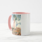 Monet Woman mit einem Sonnenschirm gegenüber Links Tasse (Vorderseite Links)
