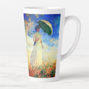 Monet Woman mit einem Sonnenschirm rechts Milchtasse