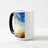 Monet Woman mit einem Sonnenschirm rechts Verwandlungstasse (Vorderseite Links)