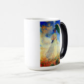 Monet Woman mit einem Sonnenschirm rechts Verwandlungstasse (VorderseiteRechts)