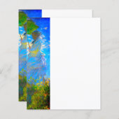 Monet Woman mit einem Sonnenschirmpapier (Vorne/Hinten)