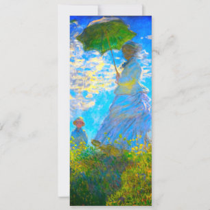 Monet Woman mit Parasol Einladung