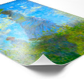 Monet Woman mit Parasol Fotodruck (Ecke)