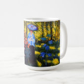 Monet Woman mit Parasol im Garten Kaffeetasse (VorderseiteRechts)