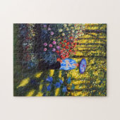 Monet Woman mit Parasol im Garten Puzzle (Horizontal)
