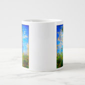 Monet Woman mit Parasol Jumbo-Tasse (Vorderseite)
