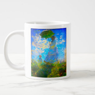 Monet Woman mit Parasol Jumbo-Tasse