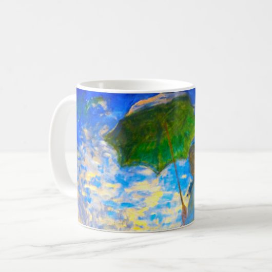 Monet Woman mit Parasol Kaffeetasse (Vorderseite Links)