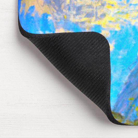 Monet Woman mit Parasol Mousepad (Ecke)