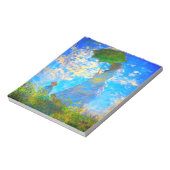 Monet Woman mit Parasol Notizblock (Rotiert)