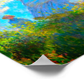 Monet Woman mit Parasol Poster (Ecke)