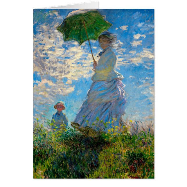 Monet Woman Parasol Impressionismus (Vorne)