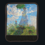 Monet Woman Parasol Impressionismus Gepräckgriffwickel<br><div class="desc">Claude Monet Impressionismus Meisterwerk - Die Frau mit einem Parosol wurde 1875 vom französischen Impressionisten Claude Monet gemalt. Es zeigt eine Frau mit Sonnenschirm und ein kleines Kind, die Madame Monet und ihr Sohn ist. Dieses impressionistische Gemälde ist eines der berühmten Gemälde Monets, das eine schöne Landschaft mit leuchtend blauem...</div>