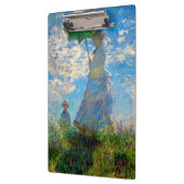 Monet Woman Parasol Impressionismus Klemmbrett (Links)